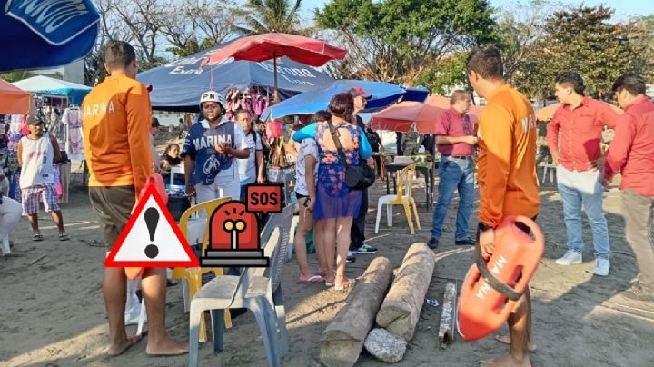 En Fin de Año, fallece joven de CDMX ahogado en playas de Veracruz