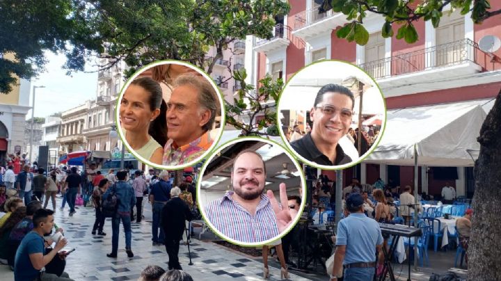 Políticos y turistas se reúnen en Los Portales de Veracruz previo al 2024