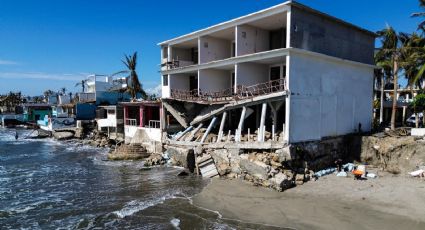 Acapulco: Huracán Otis "robó" 200 metros de playa a restaurantes y negocios del puerto