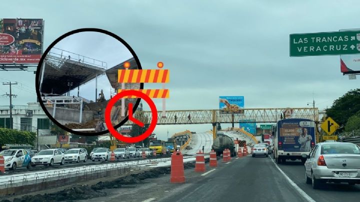 Puente vehicular de Las Trancas cumple 2 meses de retraso