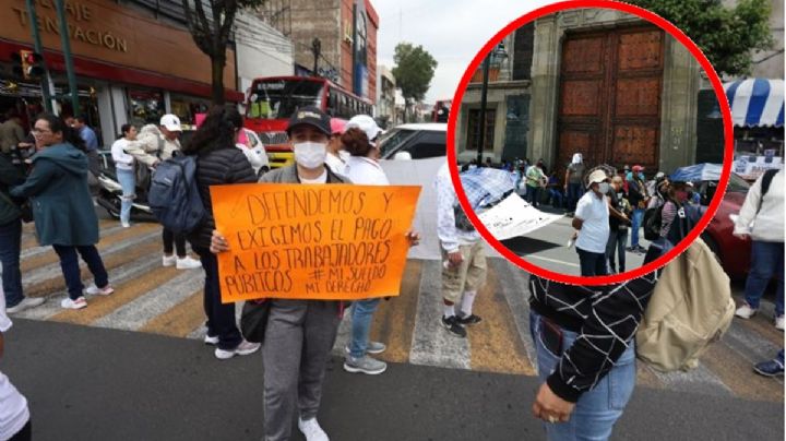 VIDEO | Maestros dan portazo a sede de la SEP: ¿Qué exigen?