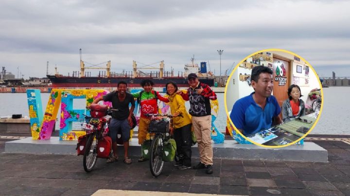 Manabu y Yayo, matrimonio japonés planeó cicloviaje durante 17 años