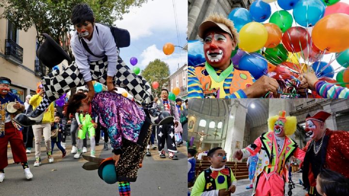 FOTOGALERIA| Toluca se llena de payasos: Celebran su día con todo y misa