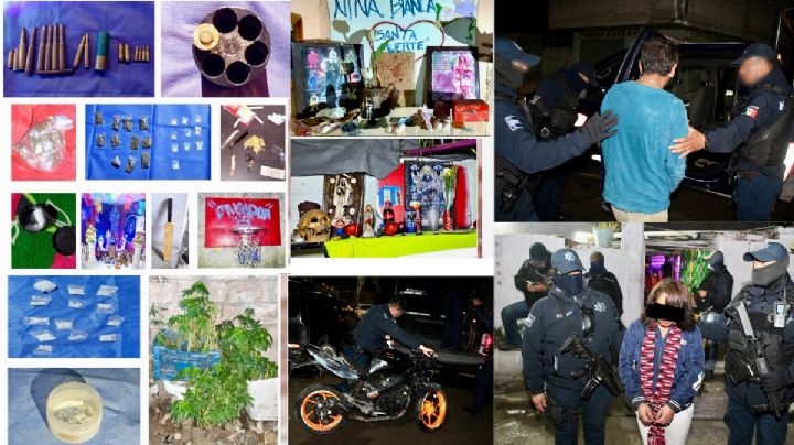 Desarticulan a grupos delictivos en Tizayuca y Mineral de la Reforma; esto encontraron