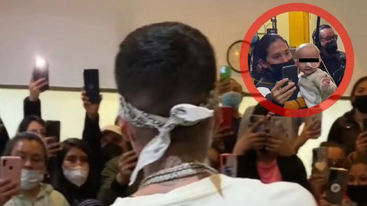 Lleva su rap a los niños: Santa Fe Klan visita hospital oncológico en Querétaro