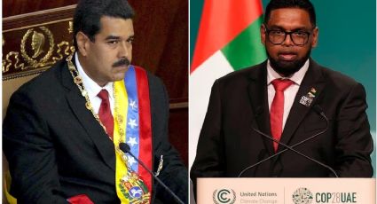 Guerra en Suramérica: Nicolás Maduro e Irfaan Ali acuerdan dialogar