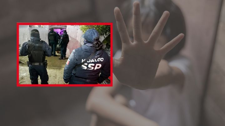 Así rescataron a niña de 8 años privada de su libertad en Hidalgo