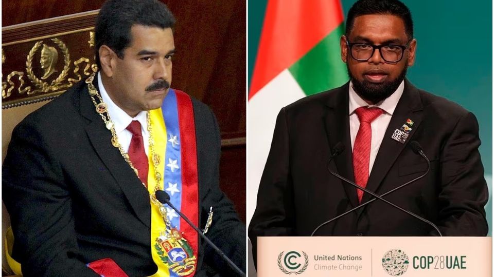 Guerra en Suramérica: Nicolás Maduro a Irfaan Ali acuerdan dialogar