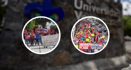 Trabajadores de la UV se manifiestan a horas de mandar a huelga