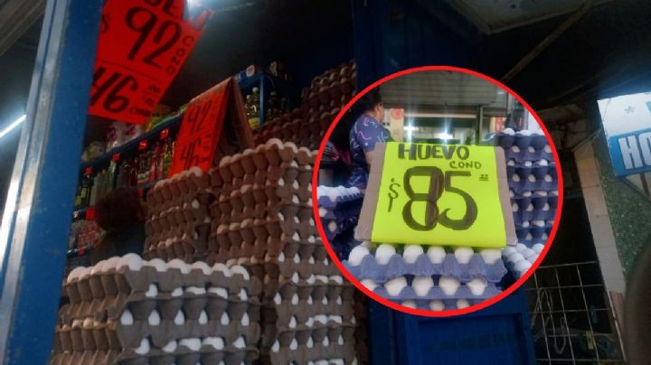 La gente se asusta con el precio del huevo: locatario de mercado de Veracruz