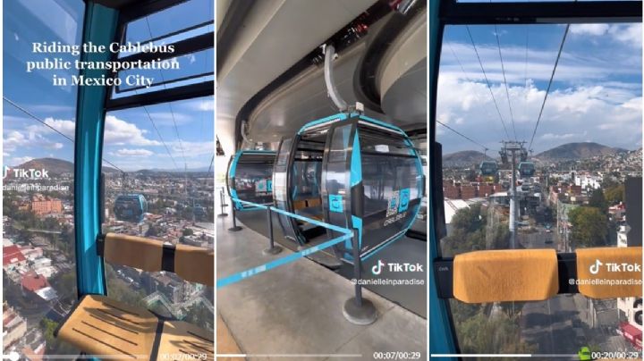 VIDEO TIKTOK: extranjera se sube al Cablebús, la tunden por "gentrificación aesthetic"