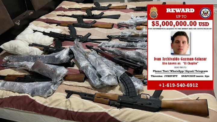Catean casa de “Los Chapitos” en Culiacán; tenían un arsenal