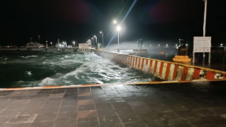 VIDEO: Norte azota Veracruz con vientos de casi 100 km/h