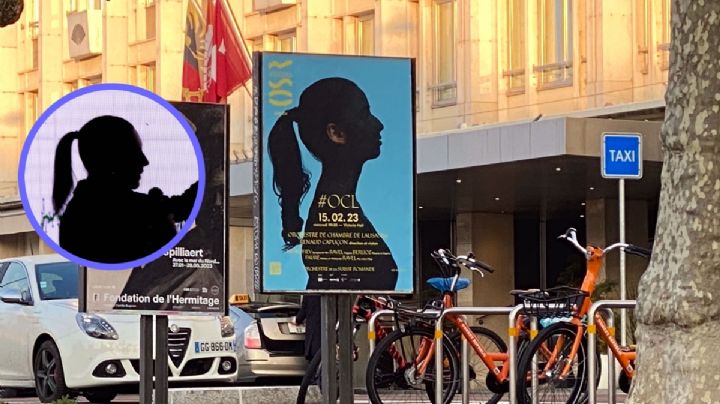 Hasta Europa, por las calles de Ginebra, ¿es Claudia?