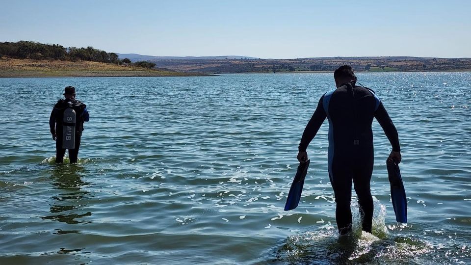 Luego de 40 horas de labores, aún no localizan el cuerpo del hombre que murió ahogado en la Presa la Purísima.