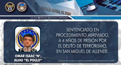 Encierran 4 años a terrorista en San Miguel de Allende