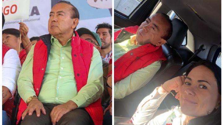 Dan último adiós a padre de Alejandra del Moral en funeraria de Tlalnepantla