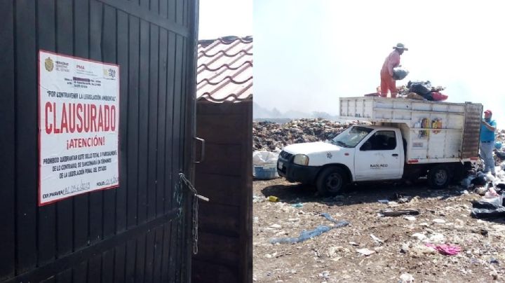 Por falta de servicio, en Naolinco quieren llevar basura al palacio municipal