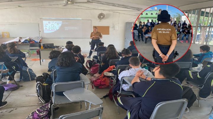 Pabellón de Arteaga promueve la prevención del delito con platicas escolares