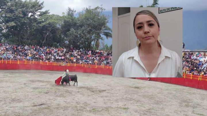 Alcaldesa de La Perla reconoce corrida de toros con asistencia de niños