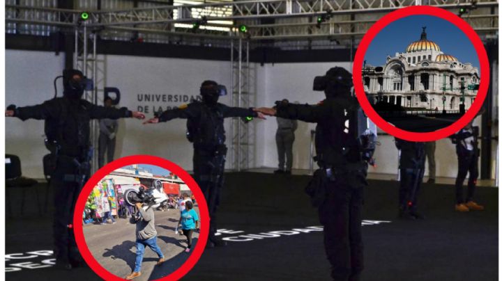 Policías de la SSC entrenarán en Tepito y Bellas Artes, con realidad virtual