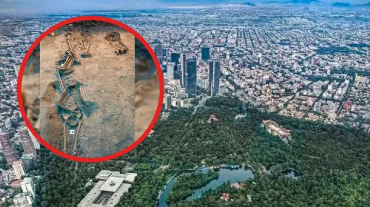 El cementerio de la época virreinal que hallaron en el Bosque de Chapultepec