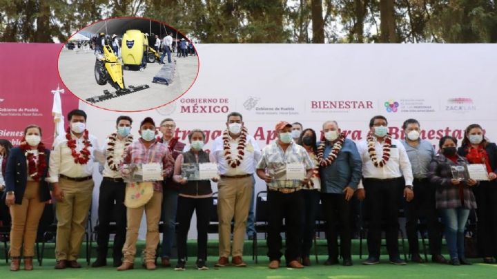 Gobierno de Puebla entrega apoyos al campo en Zacatlán y Chignahuapan
