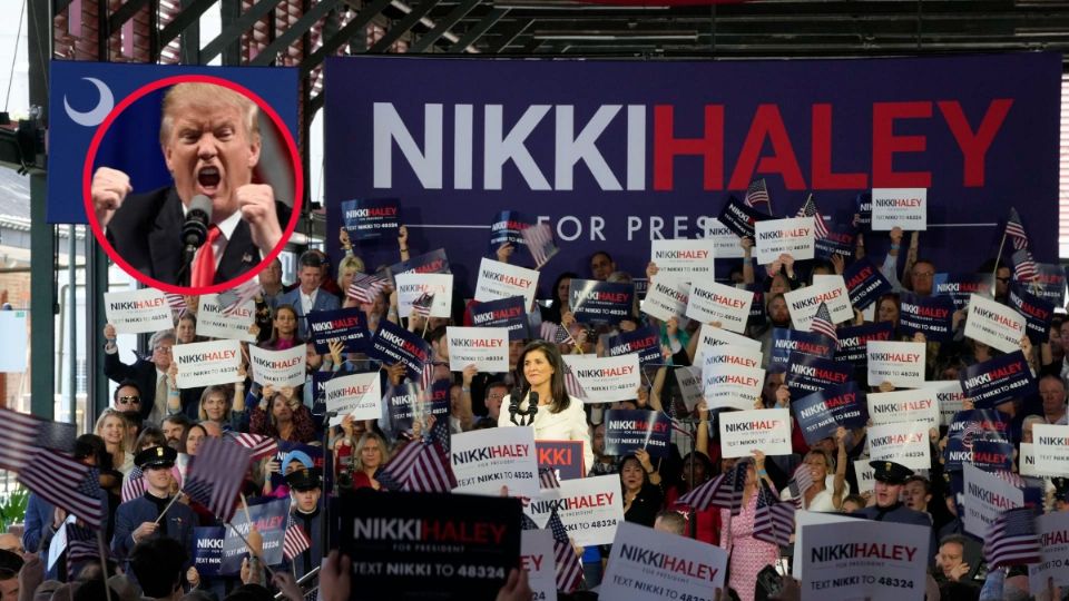 Nikki Haley reta a Trump