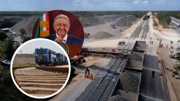 Balasto de Tren Maya no será solo de Veracruz, se traerá de Cuba: AMLO