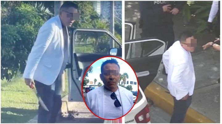 VIDEO: Ex juez de control amenaza con machete, lo apodan "Lord Machete"