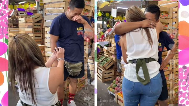 ¡Abajo los estereotipos! Mujer va al trabajo de su novio para pedirle matrimonio