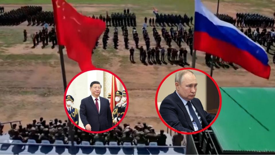 Ejercicios militares de Rusia y China