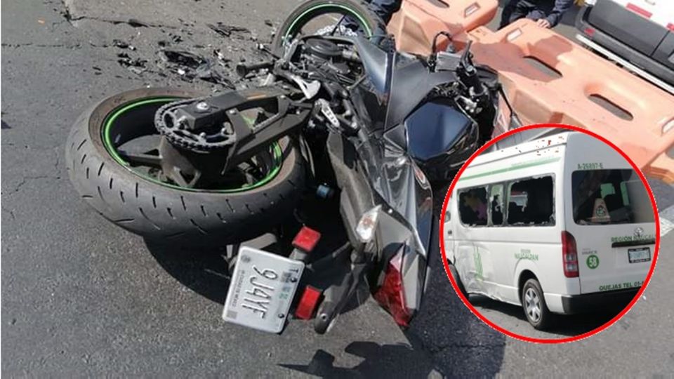 Mueren dos bikers en accidentes con vehículos, en Coacalco y Tlalnepantla