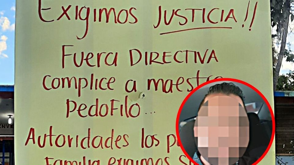 Blanca, una madre de familia, publicó en redes sociales la fotografía de uno de los profesores acusados.
