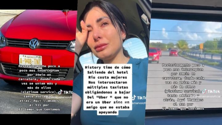 VIDEO: “Nos emboscaron”, taxistas de Cancún lo confunden con Uber, lo persiguen y amenazan