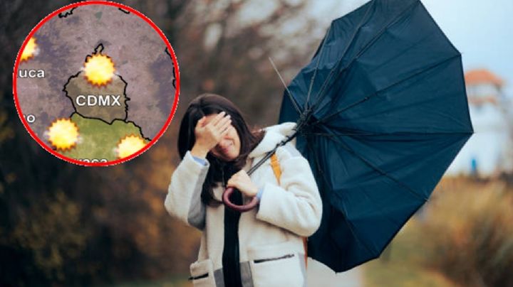 Clima CDMX: Alertan por fuertes vientos en la capital