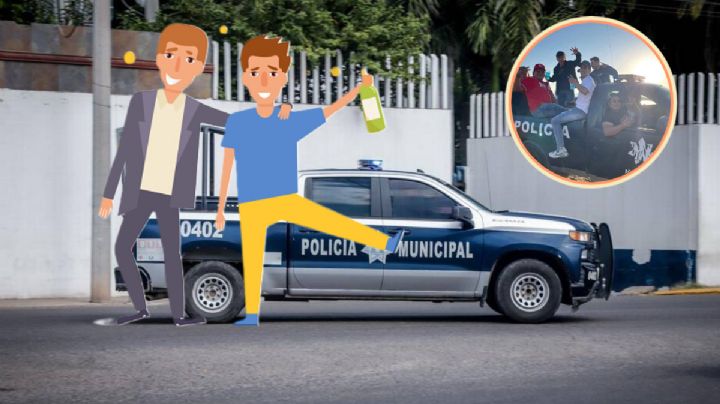 Policías de Acatlán dan aventón a jóvenes fiesteros y son suspendidos