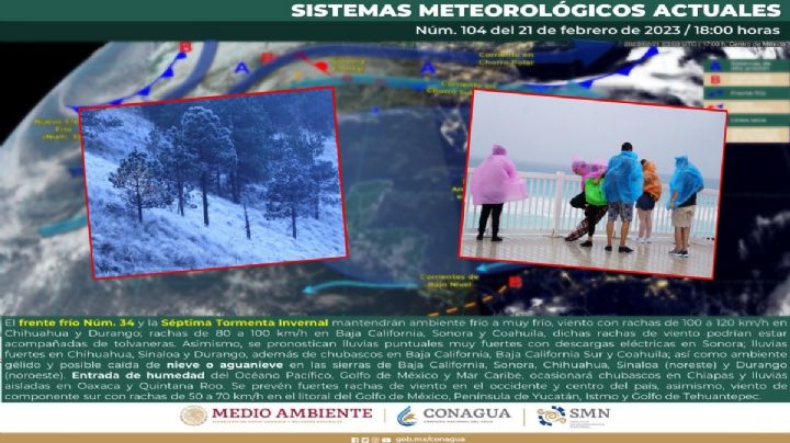 Así estará el clima este miércoles 22 de febrero; ya viene Nuevo Frente Frío