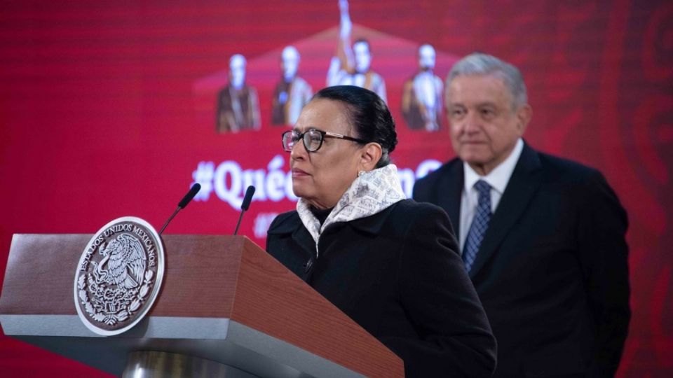 Rosa Icela Rodríguez da cifras de seguridad de enero de 2023