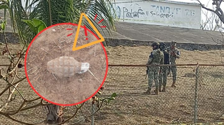 Encuentran presunta granada de fragmentación en Veracruz