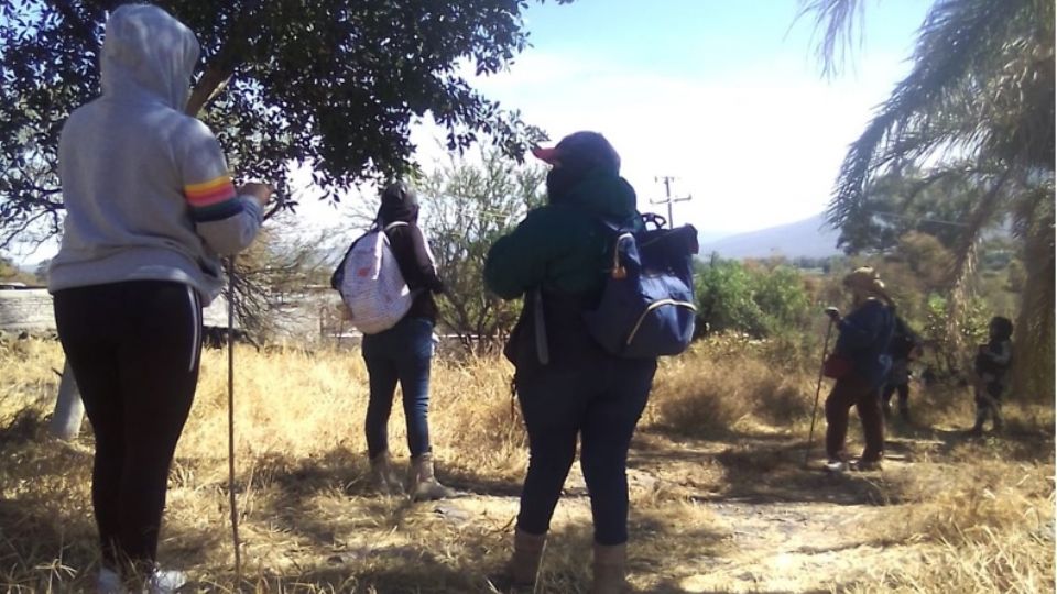 Integrantes del colectivo Salmantinos Unidos Buscando Desaparecidos.