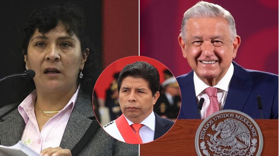 Esposa de Pedro Castillo se reúne con AMLO en Palacio Nacional