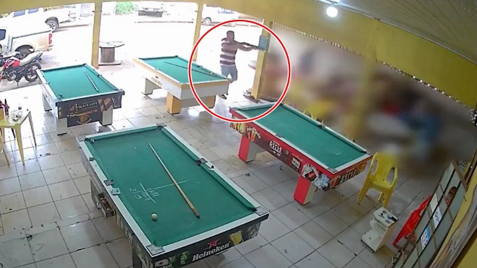 Dos hombres abren fuego por perder un juego de billar