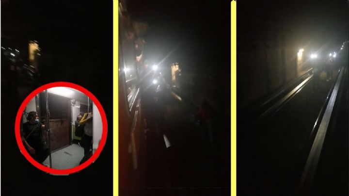 VIDEO: usuarios desalojan tren en túnel de Línea 9 del Metro por falla eléctrica