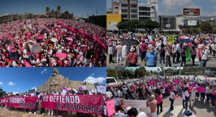 Las protestas contra el Plan B en Tabasco, Oaxaca, Chiapas...