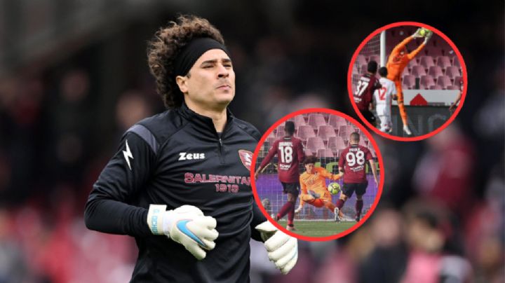 Las sorprendentes atajadas de Memo Ochoa, se lució en triunfo de Salernitana sin recibir gol