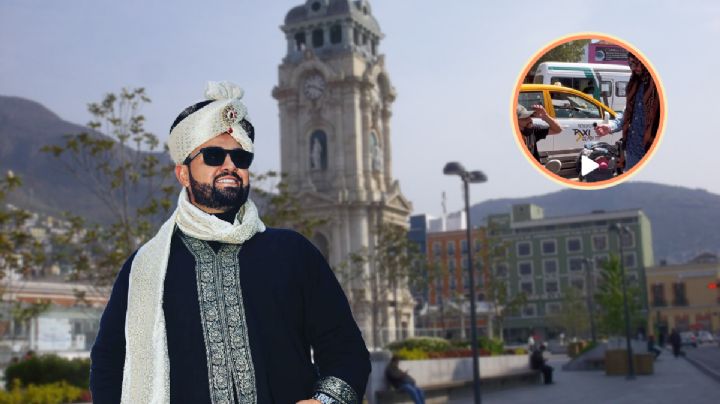 El tiktoker Archie Comedy visita Pachuca, ¿regaló dinero vestido de árabe? | VIDEOS