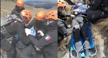 Senderista irapuatense se lesiona al caer en el Nevado de Toluca; lo rescatan