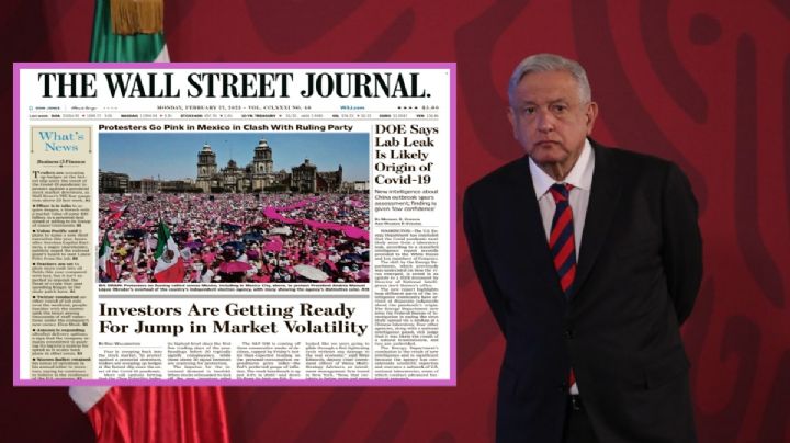 Gran protesta contra AMLO por poner en riesgo futuras elecciones: WSJ