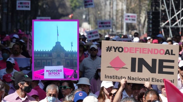 ¡A eso vine, a defender al INE!